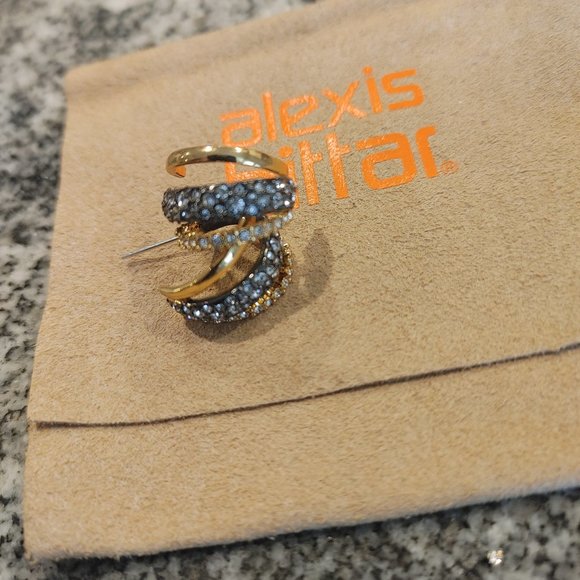 Alexis Bittar earrings for pierced ears with a suede pouch - Picture 12 of 16